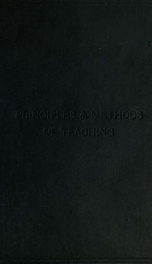 Principles and methods of teaching_cover