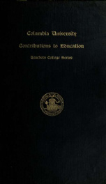 The training of elementary school teachers in Germany_cover