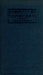 Problems of the secondary teacher_cover