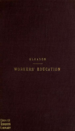 Workers' education, American experiments (with a few foreign examples)_cover