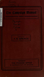 The campaign manual, 1902_cover