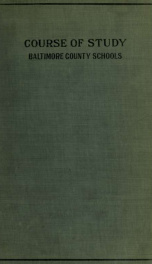 Course of study - Public Schools, Grades 1 to VIII_cover