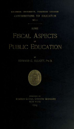 Some fiscal aspects of public education in American cities_cover