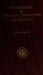 Educational administration and criticism_cover