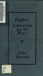 Higher education and the war_cover