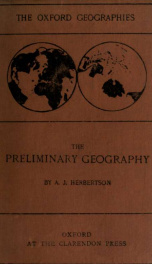 The preliminary geography_cover