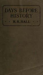 Days before history; with a preface by J.J. Findlay_cover