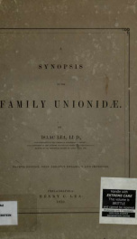 A synopsis of the family Unionidae_cover