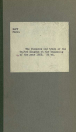 The finances and trade of the United Kingdom at the beginning of the year 1852_cover