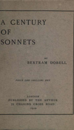 A century of sonnets_cover