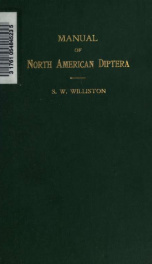 Manual of the families and genera of North American diptera_cover