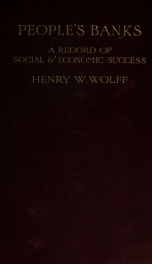 People's banks, a record of social and economic success_cover