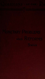 Monetary problems and reforms_cover