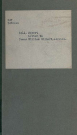 Letter to James William Gilbart, esquire, manager of the London and Westminster bank, on the relative merits of the English and Scotch banking systems; with practical suggestions for the consolidation of the English joint-stock banking interest_cover