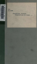 Observations on trade, considered in reference, particularly, to the public debt and to the agriculture of the United Kingdom_cover
