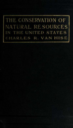 The conservation of natural resources in the United States_cover