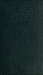 Agricultural co-operation and organisation_cover