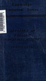 Outlines of English industrial history_cover