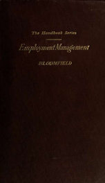 Selected articles on employment management;_cover