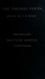 The English poets; selections_cover
