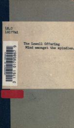 Mind amongst the spindles; a selection from the Lowell offering_cover