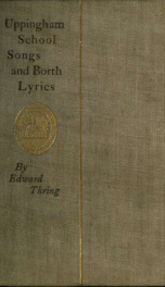 Uppingham School songs, and Borth Lyrics_cover