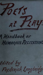 Poets at play, a handbook of humorous recitations 2_cover