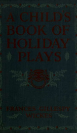 A Child's book of holiday plays;_cover
