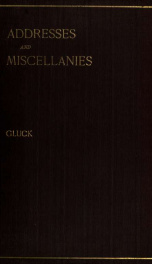 Addresses and miscellanies;_cover