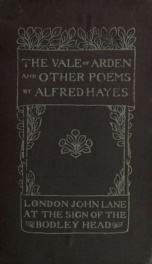 The Vale of Arden, and other poems_cover