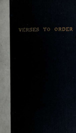 Verses to order_cover