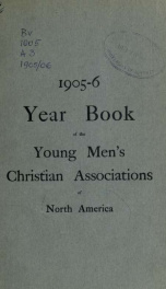 YMCA yearbook and official roster 1905-1906_cover
