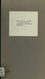 Notes on special collections in American libraries_cover