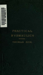 Practical hydraulics: a series of rules and tables for the use of engineers_cover