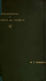 A bibliography of Sheffield and vicinity_cover