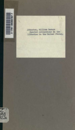 Special collections in the libraries in the United States_cover