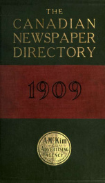 McKim's directory of Canadian publications 1909_cover