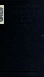 Studies in water supply_cover
