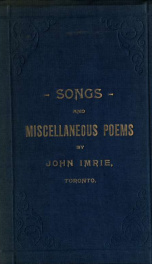 Songs and miscellaneous poems. With music and illus_cover