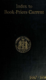 Book-prices current; a record of the prices at which books have been sold at auction_cover