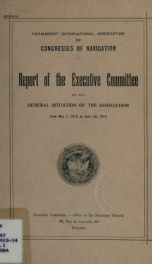 Report of the Executive Committee on the general situation of the Association_cover