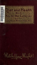 Diet and health, with key to the calories_cover