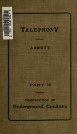 Telephony, a manual of the design, construction, and operation of telephone exchanges p.2_cover