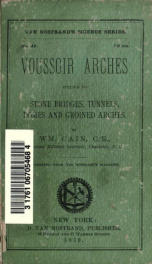 Voussoir arches applied to stone bridges, tunnels, domes and groined arches_cover