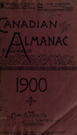 Canadian almanac and directory 53, 1900_cover