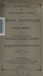 The Pennsylvania journal of prison discipline and philanthropy 8, no.2_cover