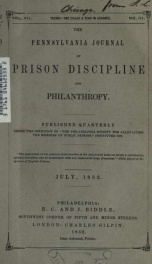 The Pennsylvania journal of prison discipline and philanthropy 7, no.3_cover