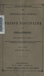 The Pennsylvania journal of prison discipline and philanthropy 4, no.2_cover