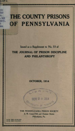 The Journal of prison discipline and philanthropy no.53 suppl_cover