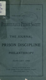 The Journal of prison discipline and philanthropy no.45_cover